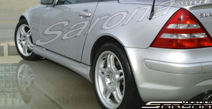 Custom Mercedes SLK  Convertible Side Skirts (1998 - 2004) - $550.00 (Part #MB-043-SS)